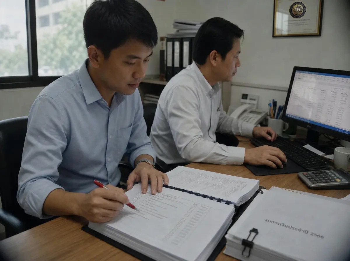ตรวจสอบและสอบทานโดย CPA